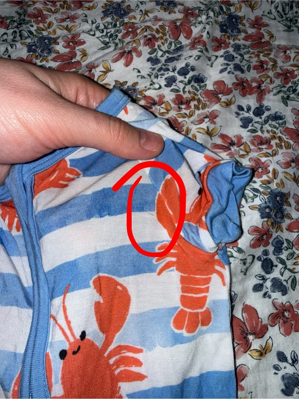 Little Sleepies Crustacean Crew Zippy Footy Pajama